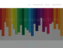 Tablet Screenshot of dynamictraits.com